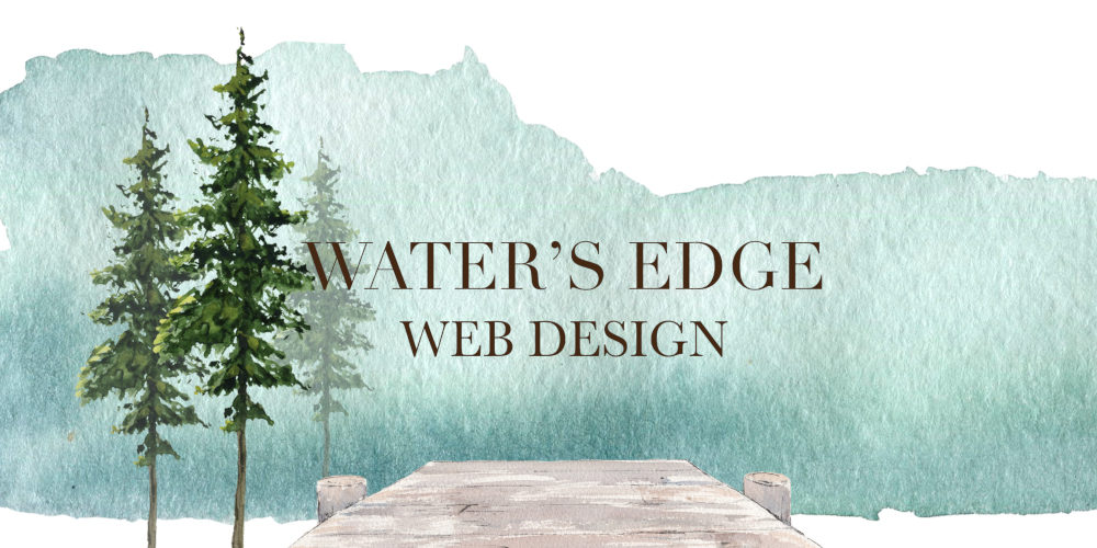 waters edge web design logo